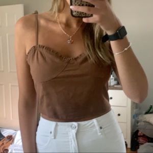 Forever 21 Cup detail crop top